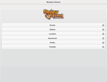 Tablet Screenshot of monkeysheaven.at